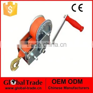 362874-1 Strap 2000 Lbs Capacity 2500 Lbs Breaking Force 4:1/8:1 Gear Ratio Hand Winch thumbnail-1