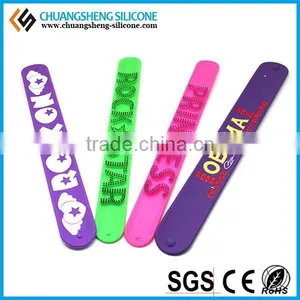 2016 Hot Selling Wholesale Kids Charm Slap Magnetic Silicone Bracelet Charming Wristband Popular Wrist Decoration thumbnail-5