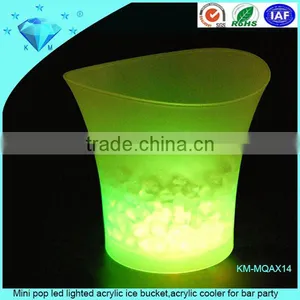 Customized LED Acrylic Ice Container Acrylic Led Wine Ice Bucket thumbnail-4