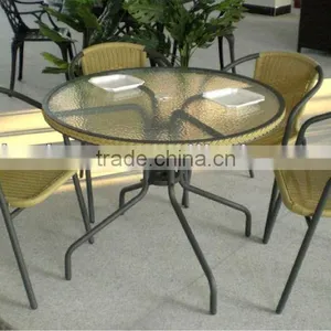 Outdoor Rattan Wicker Furniture Bistro Rattan Dining Set thumbnail-1