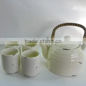 Handpainted Ceramic Tea Set thumbnail-1