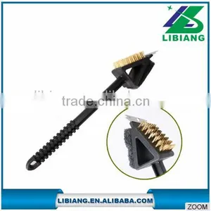 Wholesale 3 in One Long Handle Bbq Clean Grill Brush thumbnail-1