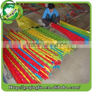 PVC Coated Wooden Stick for Broom Handle With Plastic Hook 120*2.2cm Pvc Coated Wooden Broomstick China Supplier thumbnail-3