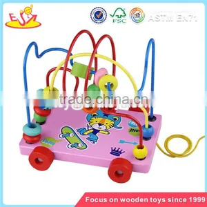 Wholesale New Fashion Wooden Beads Toy Hottest Kids Wooden the Sea Around Beads Toy W11B052 thumbnail-6
