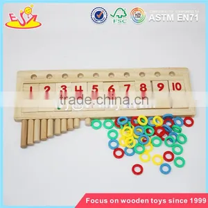Wholesale Hot Math Teaching Aid Wooden Number Learning Toy Preschool Wooden Number Learning Toy W12E002 thumbnail-3