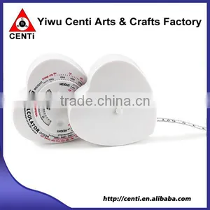 Hot Sale Heart Shape BMI Tape Measure Scale thumbnail-3