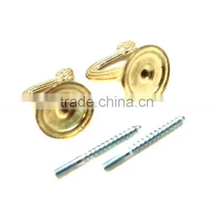 Nice Curtain Tie Backs With Brassed Finish 35mm, Hold Back With Screw, Tie Back With Screw thumbnail-5