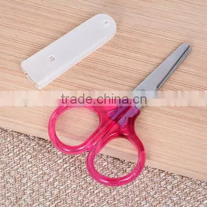 School Children Paper Cutting Scissors Plastic Paper Cutting thumbnail-2