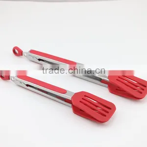 Heat Resistant Kitchen Food Cooking Spatula Tongs thumbnail-5