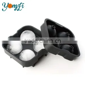 Unique Slow Melting Drink Chillers - Easy Storage Stackable Round Ice Cube Trays thumbnail-1