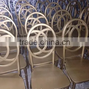 Stacking Wood Dining Channel Chair Pary Chair thumbnail-2