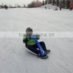 2 X Youth Snow Scooter Christmas Winter Board Ski Sledge Foldable Easy SNOW KICK SCOOTER Downhill Ski Scooter Adult Kids Plastic thumbnail-4