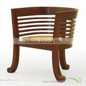 ARM CHAIR TULIP WITH RATTAN thumbnail-1