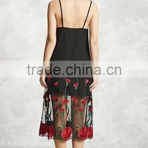 China Wholesale Fashion OEM Dresses Women Summer Women Mesh Dress thumbnail-3