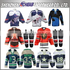 Dye Sublimation Hockey Jerseys Club Training Hockey Shorts Socks Polyester Bespoke Hockey Uniforms thumbnail-1