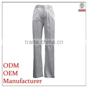 Chic Stain Type Elegant and Fitted Lady Casual Pants With Elastic Waist thumbnail-1