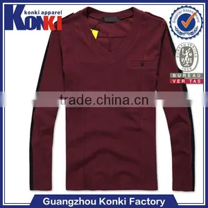 Fancy Tight v Neck Women Shirt With Long Sleeve thumbnail-1