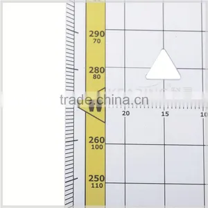 Kearing Plastic Square Ruler for Flight Industry High Quality Protractors# KPP-6 thumbnail-2