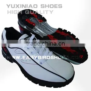 New Model Style Fashion Split Leather Golf Shoes Sneakers for Male, Mens Colorful Golf Shoes Sport Brand From China Factory thumbnail-1