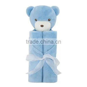 Best Sell Baby Product Soft Coral Fleece Push Beer Toy Thick Baby Thin Blanket For Infant thumbnail-1