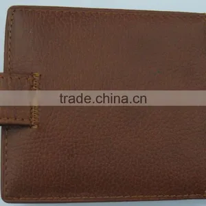 Fashion Black Brown Napa Genuine Leather Purse Wallet Money for Men thumbnail-2