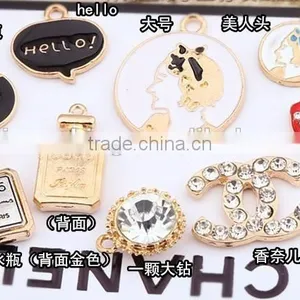 Wholesale Engraved Garment Label Tag,silver Metal Charm for Jewelry Tags thumbnail-3