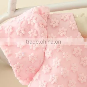 2017 Vietnam Summer Fashion Baby Frock Design Pink Short Sleeves Embroidery Flower Sweet Birthday Party Dresses Turkish Dress thumbnail-6