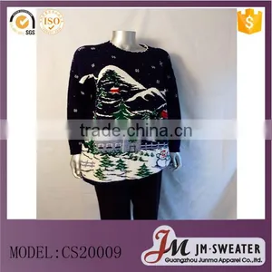 Ueknix Snitted Christmas Sweaters Ugly Sweaters Pullover Christmas Jumper thumbnail-1