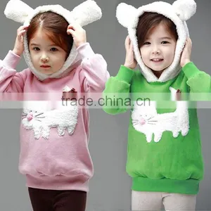 Kids Girls Cartoon Bear Coat Jacket Children Wholesale Carters Baby Clothes 2015 SV012069 thumbnail-1