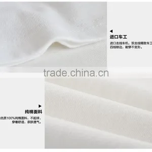 Wholesale High Quality Plain Blank 100% Cotton White t Shirts for Men Short Sleeve Customized Printed Mens t Shirt Manufacture thumbnail-5