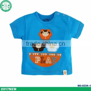 Factory Sales Directly Baby Boy Clothing Soft Short Sleeve Baby Boys' O Neck t Shirts thumbnail-4