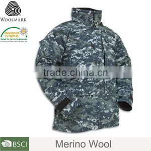Military Jacket, Merino Wool Camouflage Military Life Jacket thumbnail-5