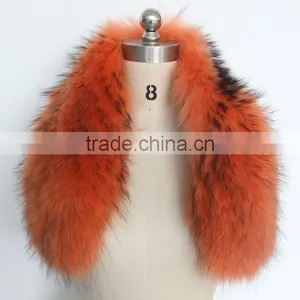 Myfur Customized Genuine Fur Real Raccoon Fur Winter Scarf With Cheap Price thumbnail-1