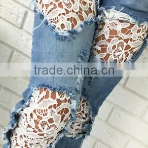 Runwaylover 5229 New Style Sexy Ladies Lace Sexy Jeans thumbnail-1