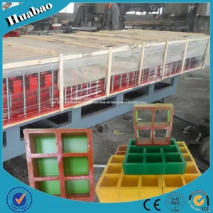 GRP Fiberglass FRP Moulded FRP Grating Machine  manufacture Light Weight Frp Grating thumbnail-1