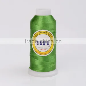 China Supplier of High Quality 150d/3 100% Polyester Embroidery Thread thumbnail-1