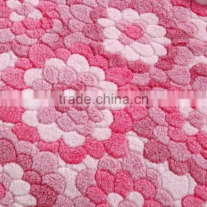 New Style Embossed 100%polyester Super Soft Coral Fleece Blanket/coral Fleece Fabric thumbnail-3
