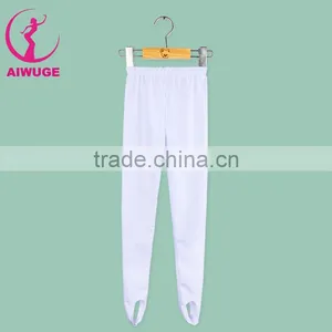 Girls Kids Ballet Stirrup Tights Cotton Spandex Gymnastics Pants Dance Fitness Pants thumbnail-3