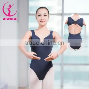 Ballet Leotard For Women High Quality Cotton Ballet Dancing Costume Professional Adult Gymnastics Leotard thumbnail-1