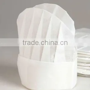 Disposable Kitchen Breathing Chef Hat With Round Top thumbnail-1
