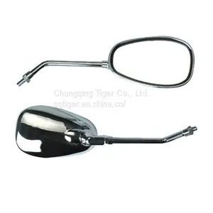 Motorcycle Square Side Mirror,rear View Mirror,10mm 8mm Thread, OEM Parts thumbnail-1
