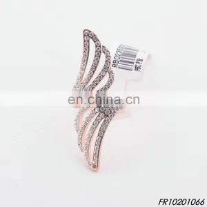 Dainty Crystal Ring Engagement Ring Gold Ring thumbnail-2