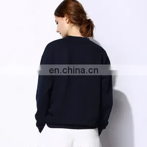 Online Shopping New Design Ladies Shirt Gradient Color Dot Printed Long Sleeve Crewneck Fleece Sweatshirt for Women thumbnail-4