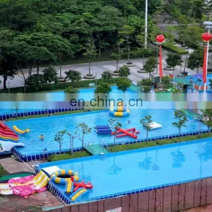 Water Park Metal Frame Blue Ocean Bracket Swimming Water Pool For Kids And Adult thumbnail-4