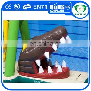 HI Pool Seabed Animals Inflatable Water Obstacle Course for Sale thumbnail-1