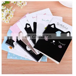 Custom Small Size Softcover School Staple Exercise Notebook/agenda With Coloring Logo Printed thumbnail-1