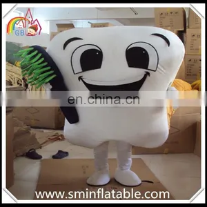 Delightful Tooth Mascot Costume, Fur Cartoon Costume for Advertising thumbnail-1