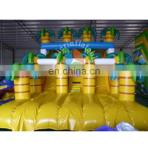 2017 Crazy and Popular Custom Giant Inflatable Jungle Slide Inflatable Dry Slide for Adult and Kids thumbnail-1