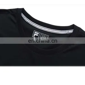 Euro Custom Customized T-shirts Poly Polyester Cotton T Shirts TShirts Tee Shirts Crew O V Upper Neck Short Sleeve Apparels thumbnail-5