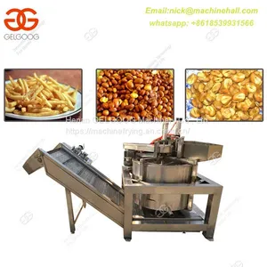 Full Automatic Fried Food Deoiling Machine/Low Price Fried Nuts/Potato Chips Deoiling Machine thumbnail-1